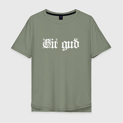 Мужская футболка оверсайз Git gud