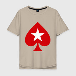Мужская футболка оверсайз Покер Пики Poker Stars