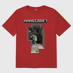 Мужская футболка оверсайз Minecraft