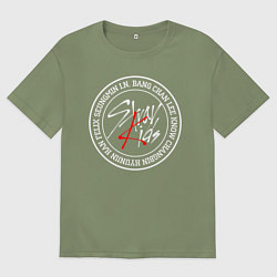 Мужская футболка оверсайз STRAY KIDS