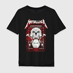 Мужская футболка оверсайз Metallica art 01