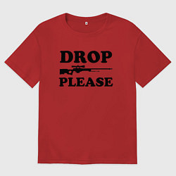 Мужская футболка оверсайз Drop Please
