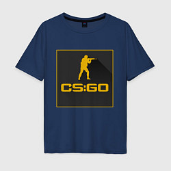 Мужская футболка оверсайз CS GO Z