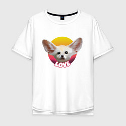 Мужская футболка оверсайз LOVE FOX