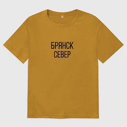 Мужская футболка оверсайз БРЯНСК - СЕВЕР