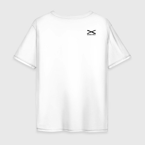 Мужская футболка оверсайз Путь в 1000 шагов / Белый – фото 2