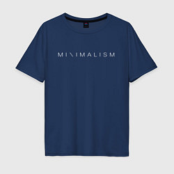 Мужская футболка оверсайз MINIMALISM