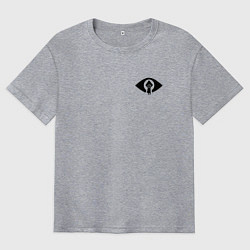 Футболка оверсайз мужская Little Nightmares, цвет: меланж