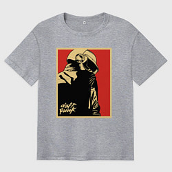 Мужская футболка оверсайз Daft Punk