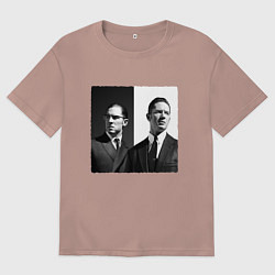 Футболка оверсайз мужская Tom hardy, цвет: пыльно-розовый