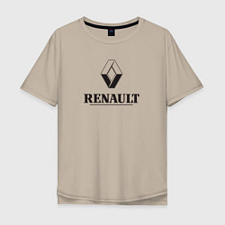 Мужская футболка оверсайз Renault Logo Рено логотип