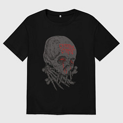 Футболка оверсайз мужская Cannibal Corpse Труп Каннибала Z, цвет: черный