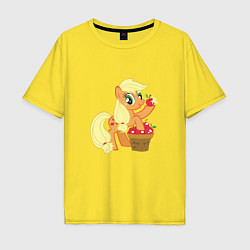 Мужская футболка оверсайз Applejack