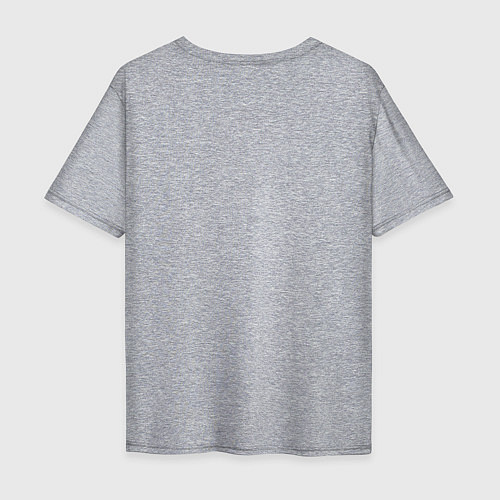 Мужская футболка оверсайз Cuphead & Mugman / Меланж – фото 2