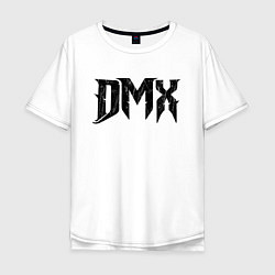 Футболка оверсайз мужская DMX Logo Z, цвет: белый