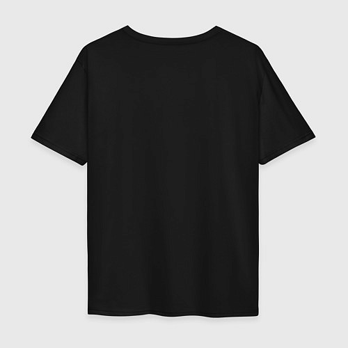 Мужская футболка оверсайз Туманность Андромеды / Черный – фото 2