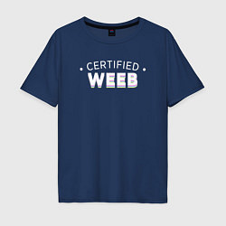 Мужская футболка оверсайз Certified weeb