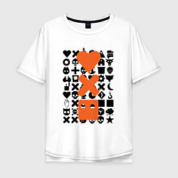 Мужская футболка оверсайз Love Death & Robots