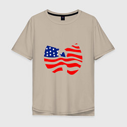 Мужская футболка оверсайз Wu-Tang USA