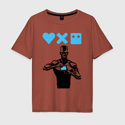 Мужская футболка оверсайз Love, Death and Robots Zima Blue Z