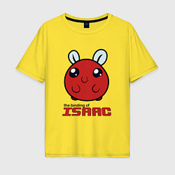Футболка оверсайз мужская The binding of isaac Monsters, цвет: желтый