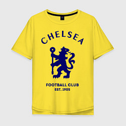 Футболка оверсайз мужская Chelsea Est. 1905, цвет: желтый
