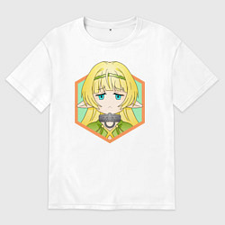 Футболка оверсайз мужская Шера Гринвуд, цвет: белый