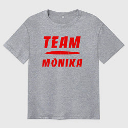 Мужская футболка оверсайз Doki Doki Literature Club До