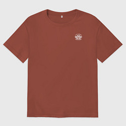 Футболка оверсайз мужская Five Finger Death Punch 5FDP, цвет: кирпичный