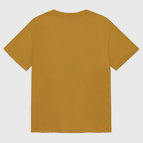 Мужская футболка оверсайз OG BUDA / Горчичный – фото 2