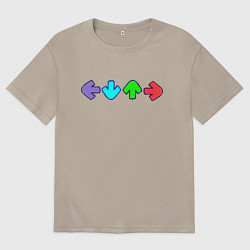 Мужская футболка оверсайз Friday Night Funkin стрелки