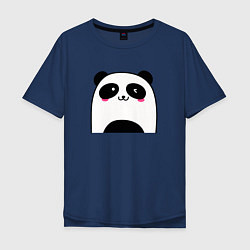 Мужская футболка оверсайз Милая панда