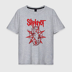 Мужская футболка оверсайз Slipknot Slip Goats Art