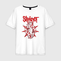 Мужская футболка оверсайз Slipknot Slip Goats Art