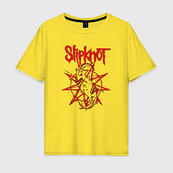 Мужская футболка оверсайз Slipknot Slip Goats Art