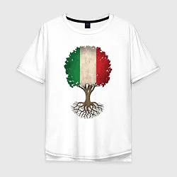 Мужская футболка оверсайз Italy Tree