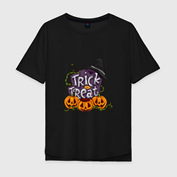 Мужская футболка оверсайз Trick or treat