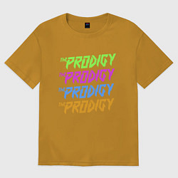 Футболка оверсайз мужская The Prodigy, цвет: горчичный