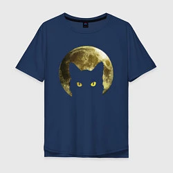 Мужская футболка оверсайз Space Cat