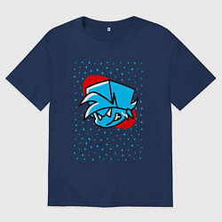 Мужская футболка оверсайз Фрайдей Найт Фанкин - Парень - Звезды