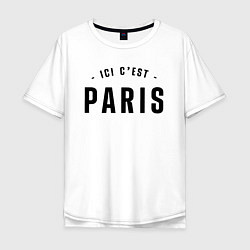 Мужская футболка оверсайз ICI CEST PARIS МЕССИ