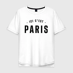 Мужская футболка оверсайз ICI CEST PARIS МЕССИ