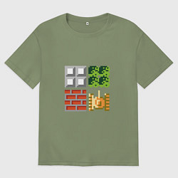 Мужская футболка оверсайз Танчики