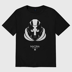 Футболка оверсайз мужская Anti-Mage из Доты 2 Magina, цвет: черный