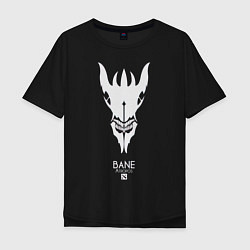 Футболка оверсайз мужская Bane из Доты 2, цвет: черный