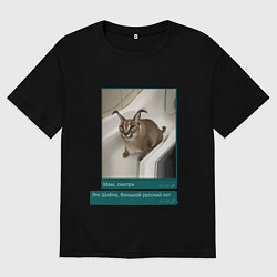 Мужская футболка оверсайз Шлёпа