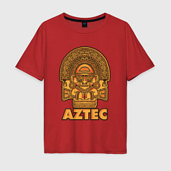 Мужская футболка оверсайз Aztec Ацтеки