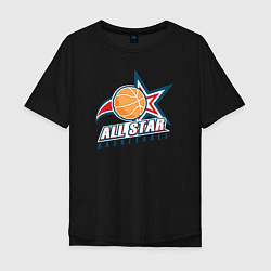 Мужская футболка оверсайз All star basketball