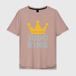 Мужская футболка оверсайз Король Дзюдо