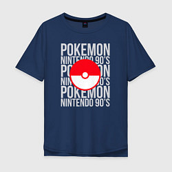 Мужская футболка оверсайз Pokemon NINTENDO 90S